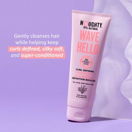 Noughty 97% Natural Wave Hello Shampoo - Curl Defining - 250ml