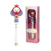 sazanore Magic Wand, Princess Pretend Wand, Toy, Princess, Gift (red)