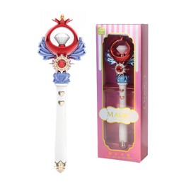 sazanore Magic Wand, Princess Pretend Wand, Toy, Princess, Gift (red)