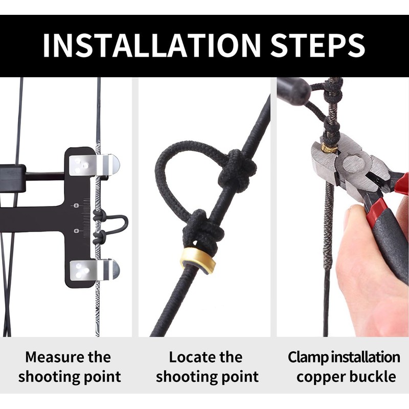Fiita Archery Bow String Nocking Points Set – T Square