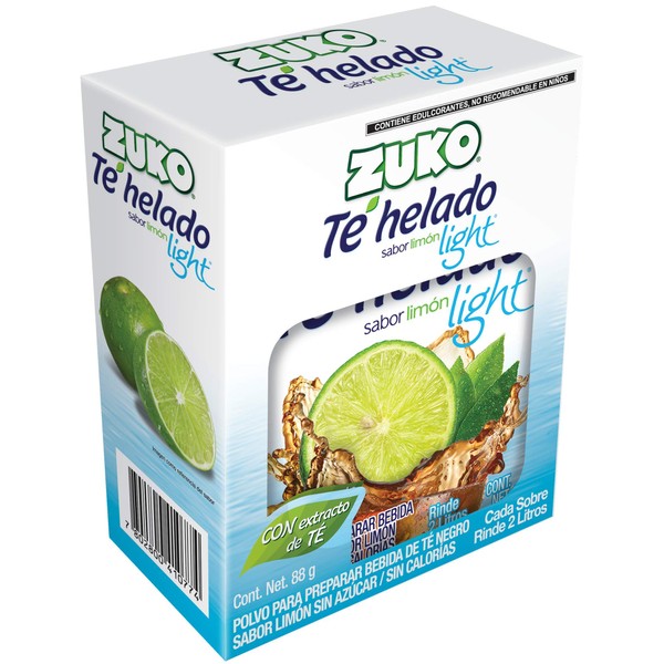 Zuko, Té Helado light, Display con 8 Sobres, 1 piezas