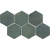 Daltile Mesmerist 4" Hexagon Ceramic Wall Tile in Allure (30