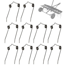 Dethatcher Spring Tines 46761 fits for Agri-Fab Dethatcher, Thatcher Tine (1/8 Inch Dia) Width 4.09" x Height 2" x Length 7.08", Mower Attachments for Outdoor Yard Tools Replacement (10 PCS)