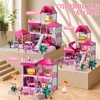 JUKUDAHU 4-Story Villa Playset for Girls Ages 3-8 - 11