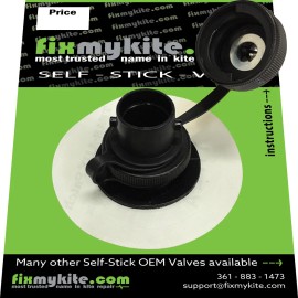 FixMyKite Self Stick Slingshot Complete Screw Kite Bladder Repair Valve
