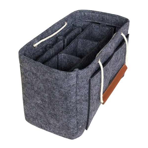 [APSOONSELL] Bag-in-back Lightweight Felt Freestanding Cosmetic Pouch Included Bag in