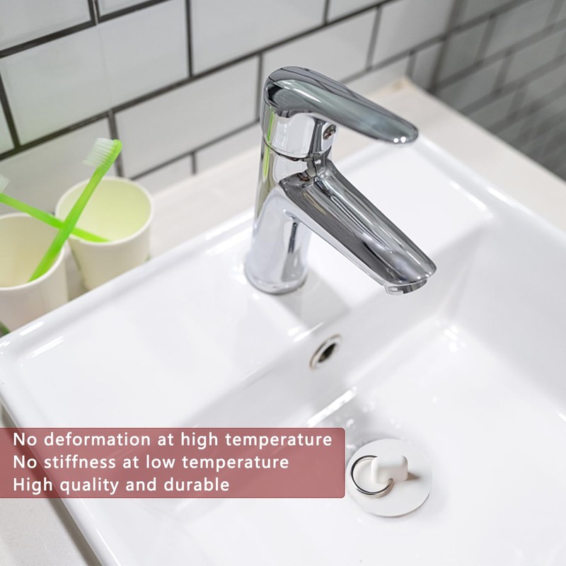 5 Pieces Bath Stopper Plug, Sink Plug Rubber, Rubber Bath