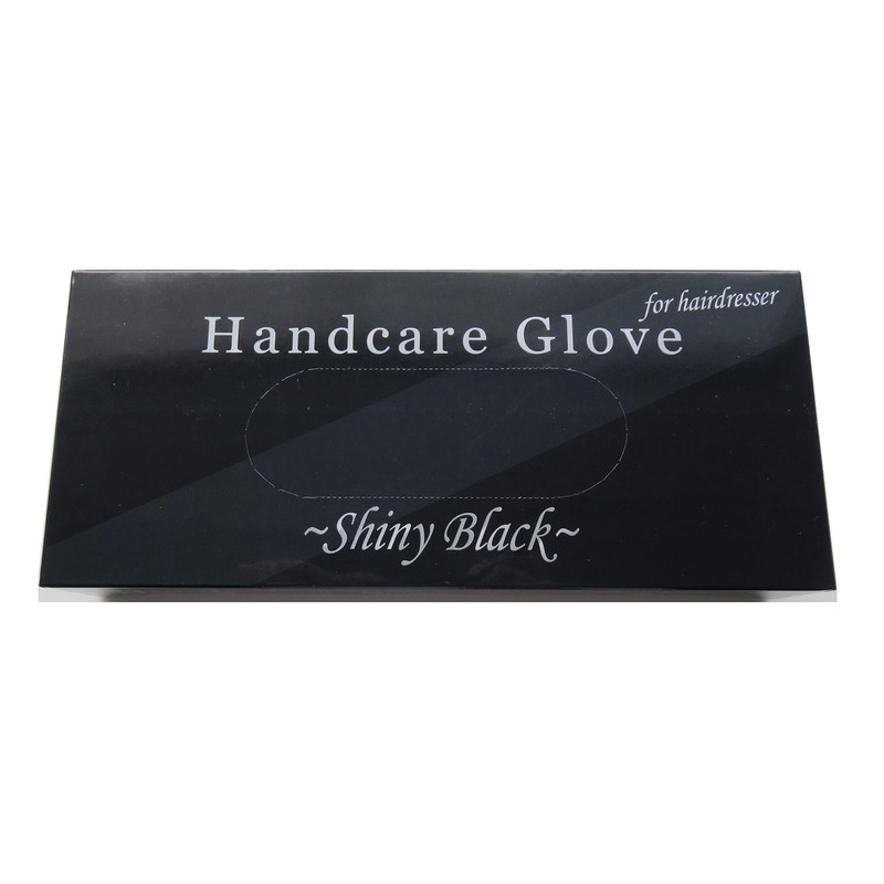 ANGEL CLOVER Sunflower Hand Care Gloves, Shiny Black, Large, 50