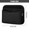 JEYODA Car Seat Side Storage Pocket, Small Organizer,PU Leather Multifunctional