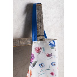 Calicot Spicy Summer 100% Polyester 1 Piece Kitchen Apron with an Adjustable Neck & Invisible Center Pocket with Long Ties for Women Men | Chef (27.50 Inch by 31.50 Inch)