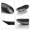 Bamyli Black Ring Key Dish for Hallways,Oval Trinket Dish Key