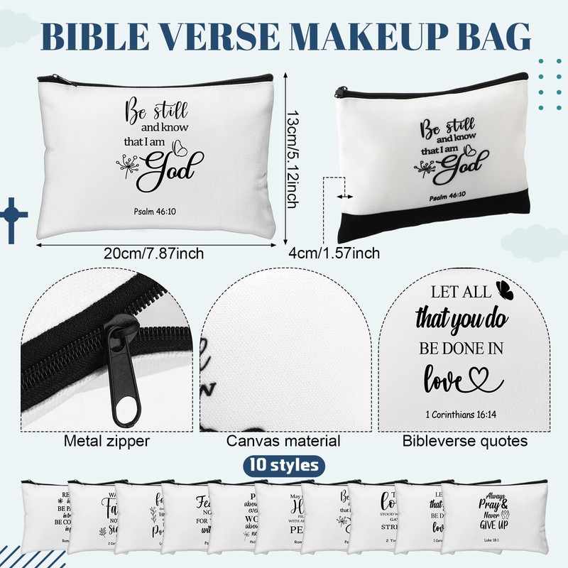 80 Pcs 20 Sets Christian Gift Bulk for Women Scripture