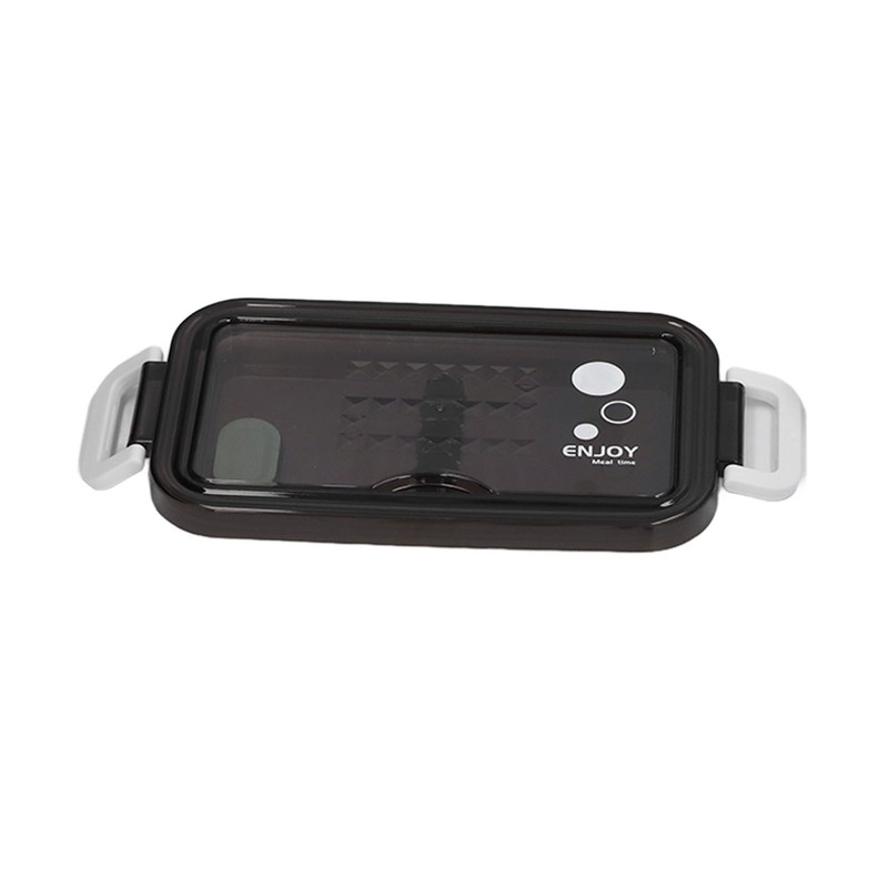 Lunch Box 2 Tier Stackable Container Folding Buckle Stainless Steel