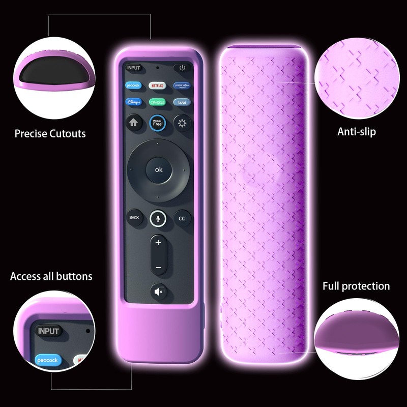 3PACK Case Cover for VIZIO XRT260 Smart TV Remote Control