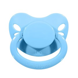 Landofgenie Adult Size Large Shield Pacifiers Butterfly Shaped Cutie Pacifier Blue