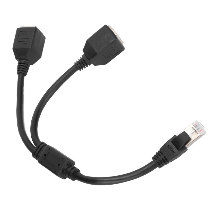 RJ45 Ethernet Adapter Cable Extension Function 1 to 2 Port