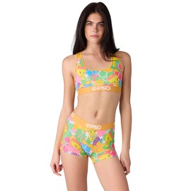 PSD Women's Tweetii Hawaii Racerback Sports Bra for Women, Soft & Comfortable Exercise Bras for Women, Ideal for Yoga and Gym Workout