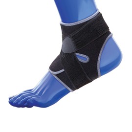 Ankle Support Brace by KEDLEY | Premium Quality Medical Grade Neoprene Compression Ankle Strap with Supportive Power wrap, Ideal for Ankle sprains strains and Arthritic Ankles