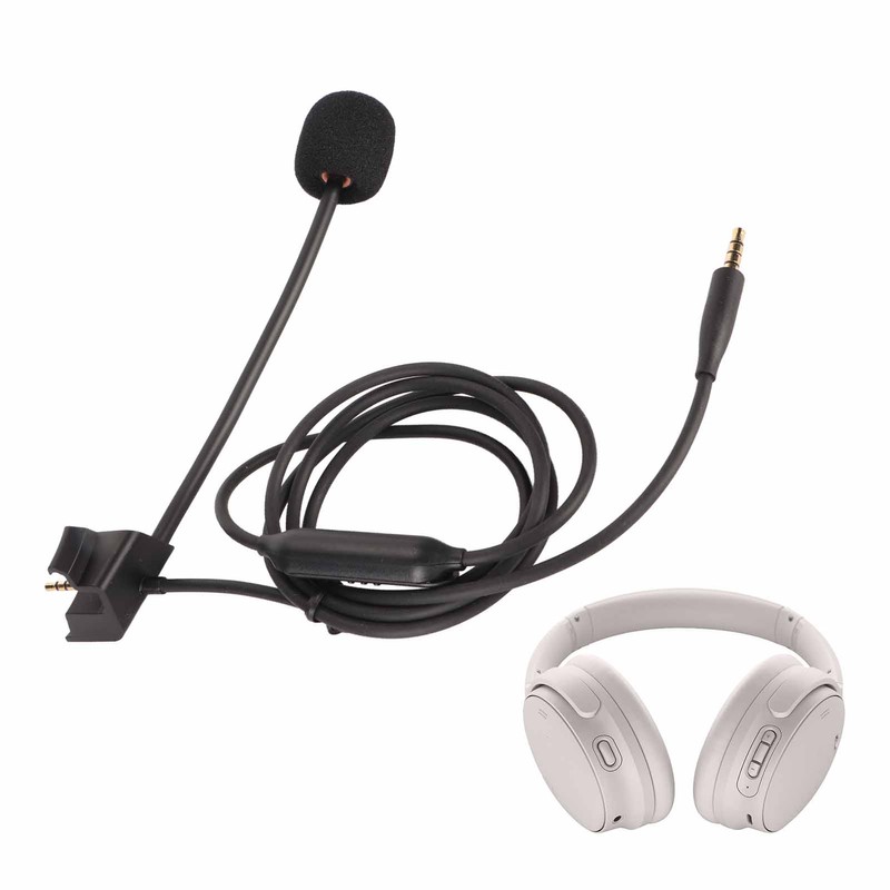 Boom Mic Cable Professional Noise Reduction Replacement Headphone Boom Microphone