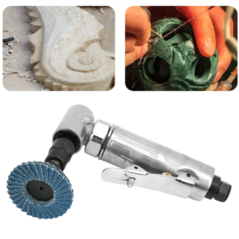 Engraving Machine 90° Bend Angle Pneumatic Grinding Polishing Tool with