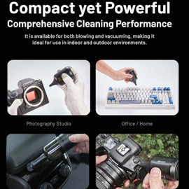 Nitecore BB Nano Electronic Photography Blower for Camera and Lens, Wind Speed of 40 km/h, Portable Versatile Electronic Blower Light and Compact