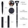 Litake Solar Lights for Outdoors, Pack of 2 Solar Garden
