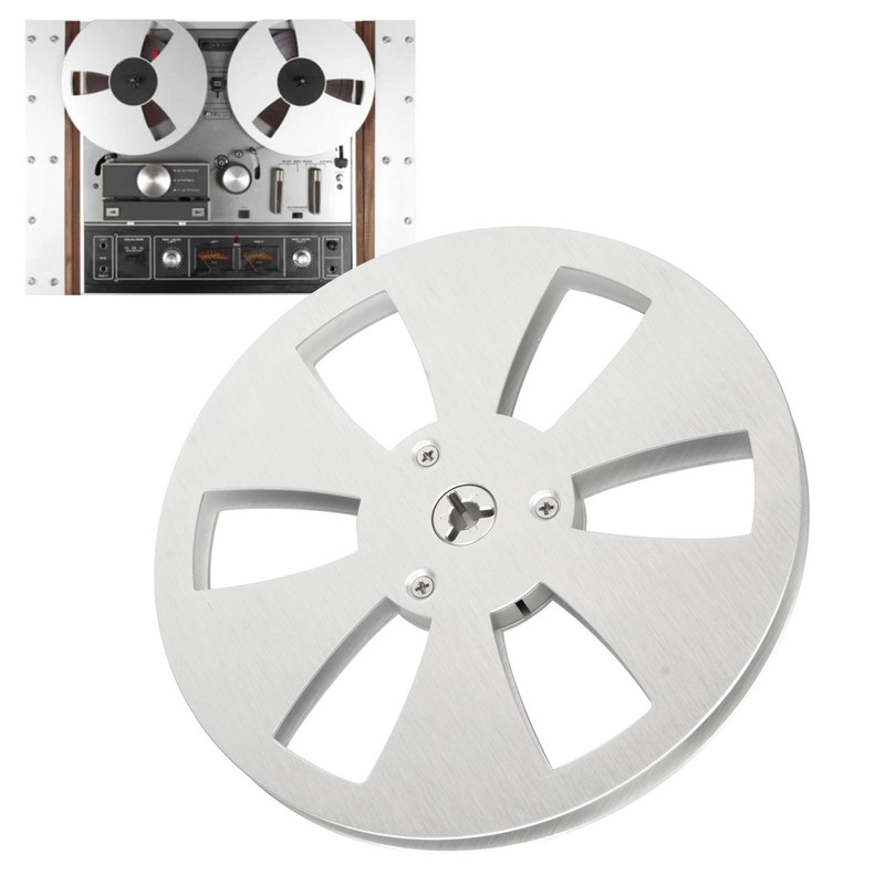 1/4 7 Inch Empty Reel Aluminum Alloy 6 Hole Open