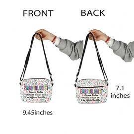 Funny Embryologist Gift Embryology Crossbody Bag for Fertility Specialist IVF Nurse (EmbryologistBag)