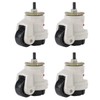 DOACT M8 Levelling Casters, 4Pcs Heavy Duty Level Adjustment Caster