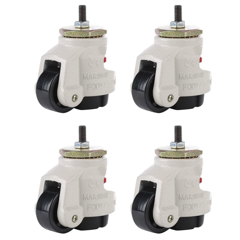 DOACT M8 Levelling Casters, 4Pcs Heavy Duty Level Adjustment Caster