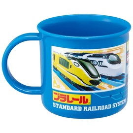 Skater KE4AAG-A Antibacterial Plarail Cup, 6.8 fl oz (24 ml), 7.8 fl oz (200 ml), Dishwasher Safe, Made in Japan