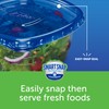 Ziploc Food Storage Meal Prep Containers with Smart Snap Technology,