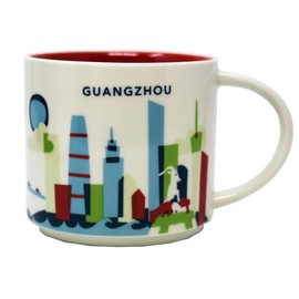 Starbucks You Are Here Series Guangzhou Ceramic Mug, 14 Oz