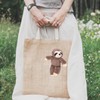 TOYANDONA Plush Sloth Keychain, Stuffed Animal Toy Keyring Soft Kawaii