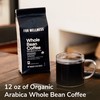 For Wellness Organic Arabica Whole Bean Coffee (12 oz, Medium