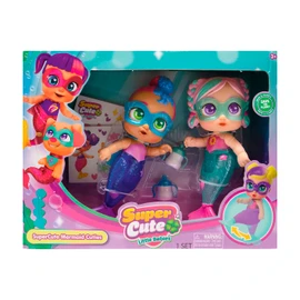 Bizak Super Cute Mini Mermaids Kala and Gabi 12 cm High with Moving Tails Can Play in and Out of the Water (64320046)