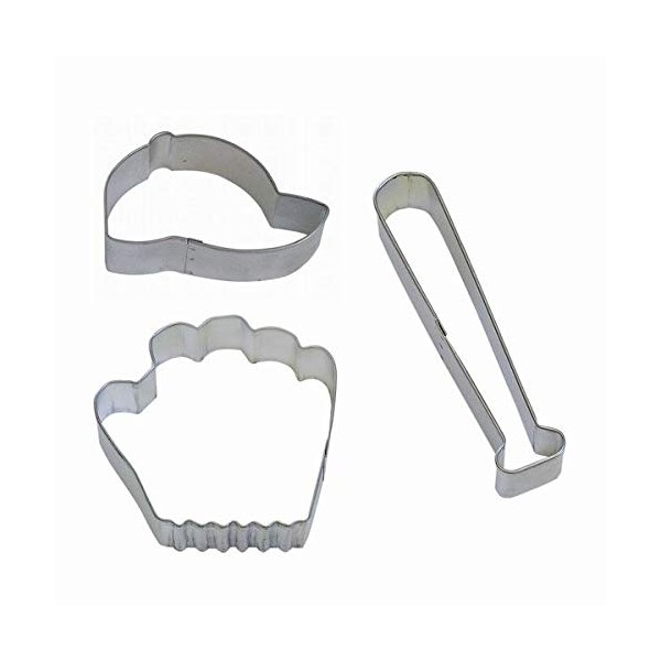 Cookie Cutter, Baseball Set, Bat, Gloves, Hat, Cookie Cutter, Decora-Shop,
