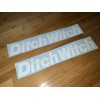 Oracal Ditch Witch Decal 16” Stickers (set Of 2) White