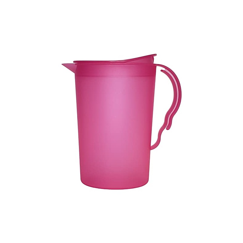 Tupperware Classic Impression 2 Quart Pitcher Fuchsia Pink