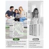 welnek FLRQB5AH23M11 22.7x20.7x4.7 Air Filter Merv 13, Compatible with trane