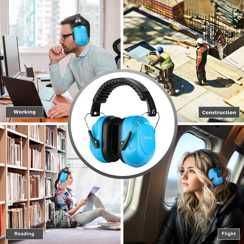 ProCase Noise Cancelling Ear Muffs, NRR 28dB Ear Protection Noise