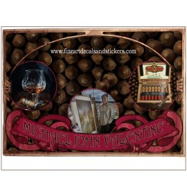 18 x 24 Montecristo Cigar, Colt 6 Shoote and Jack Daniel's  Bourbon Poster Print