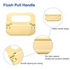 sourcing map 5Pcs Flush Pull Handle, 3 Inch Hidden Recessed