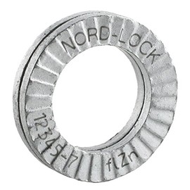 Wedge Locking Washer Carbon STL Zinc Flake Coated Through Hardened M12 10 glued Pairs/Pack