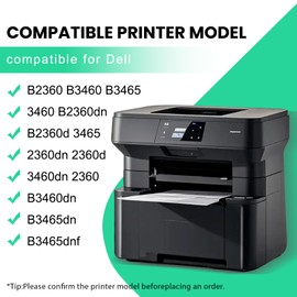 XENHTAAI Compatible M11XH Toner Cartridge 331-9805 Toner Cartridge Compatible for Dell B2360 B3460 B3465 B2360d B2360dn B3460dn B3465dn B3465dnf 2360d 3460dn Printers (8,500 Pages)