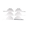 klend-cartrim Chrome Steel Roof Rack Side Inserts Stickers Panel Trim