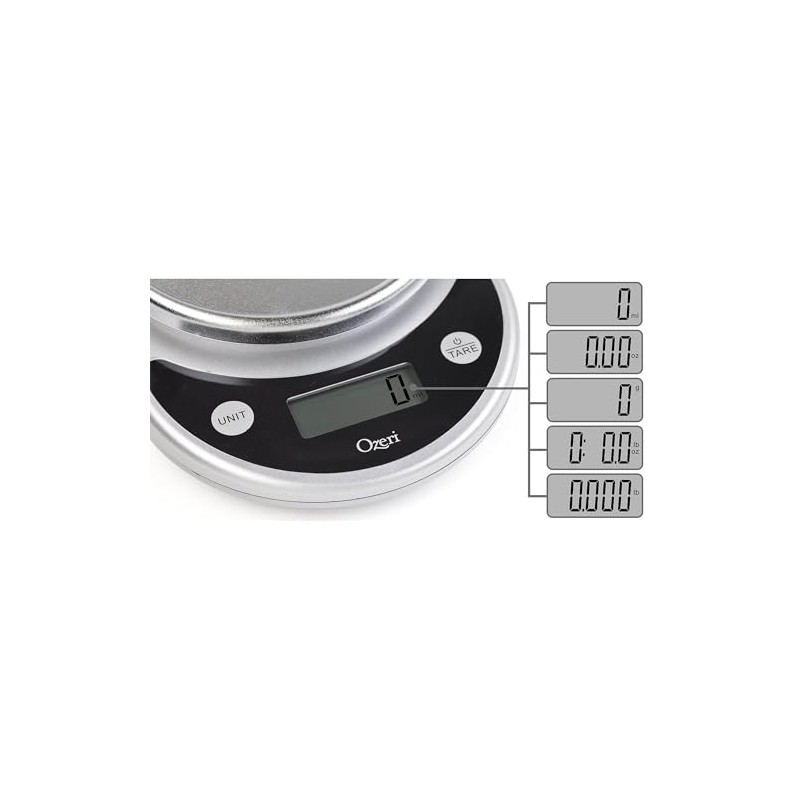 Ozeri® Pronto® Kitchen and Food Scale with Variable Graduation Technology®