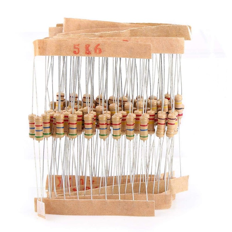 Yosoo 1,000 Pieces, 100 Types of Electronic Components Resistance Bags,