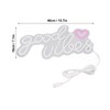Neon Sign Good Vibes LED Light Acrylic USB Powered Wall