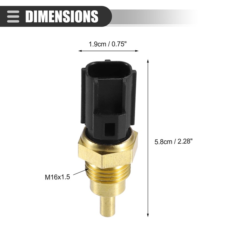QUARKZMAN Coolant Temperature Sensor for Mitsubishi L200 96-05 1pc